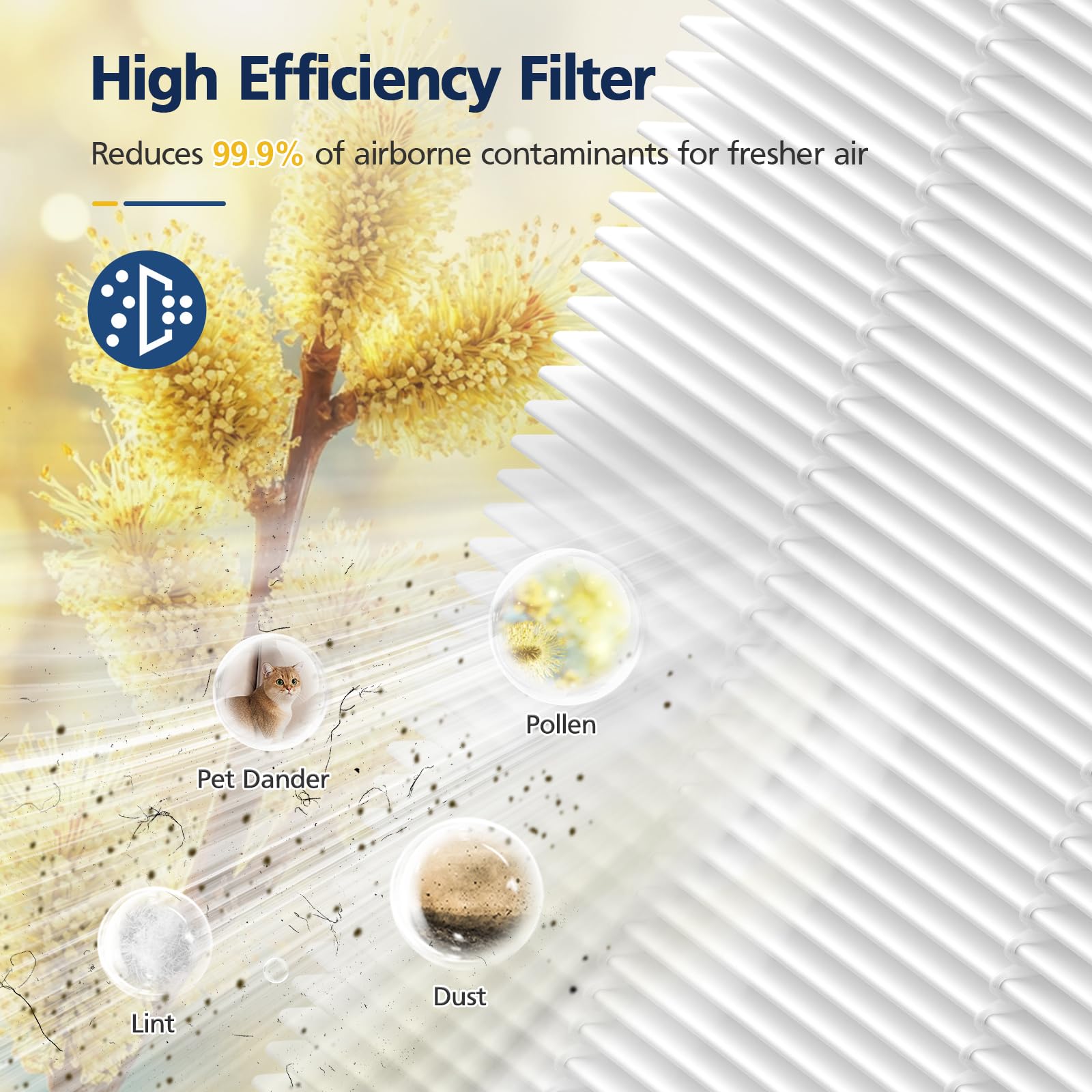 Cabiclean HAP602 easy replacement demonstrates quick upkeep without tools