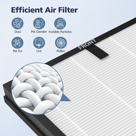 Cabiclean HAP603 filter designed for up to six months of use.