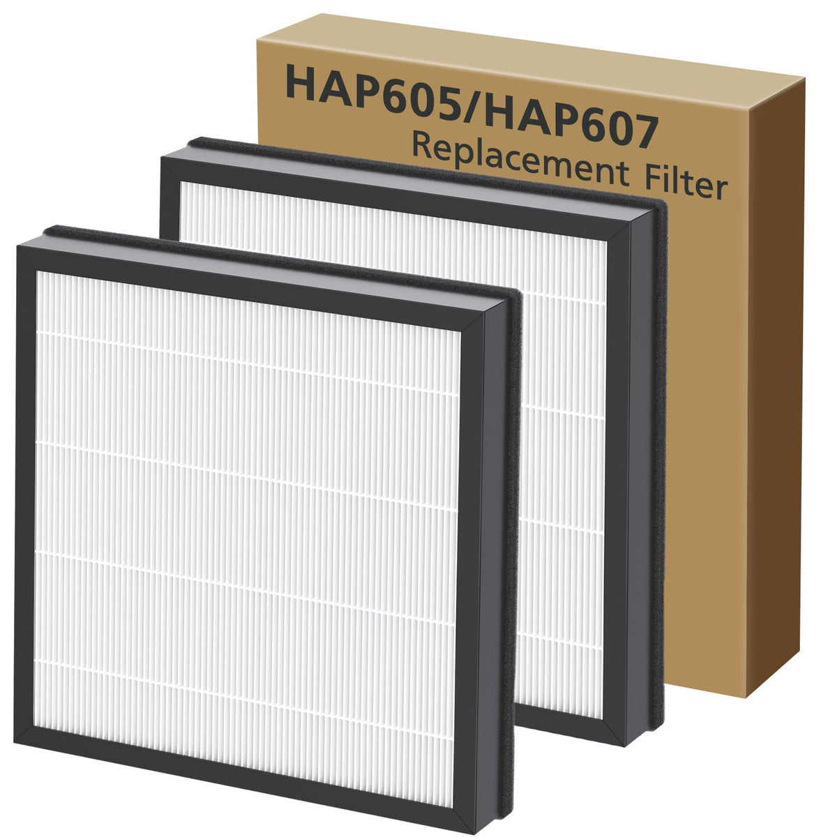 Cabiclean HAP605 front view filter pack for easy replacement