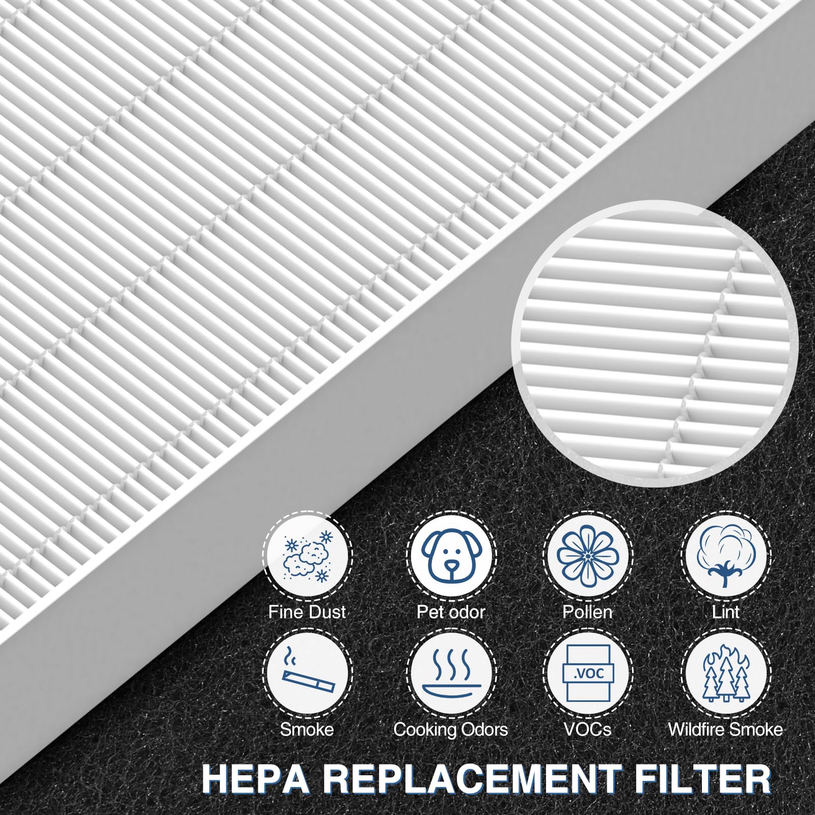 Cabiclean HPA300 filter pack unboxed enables quick setup.