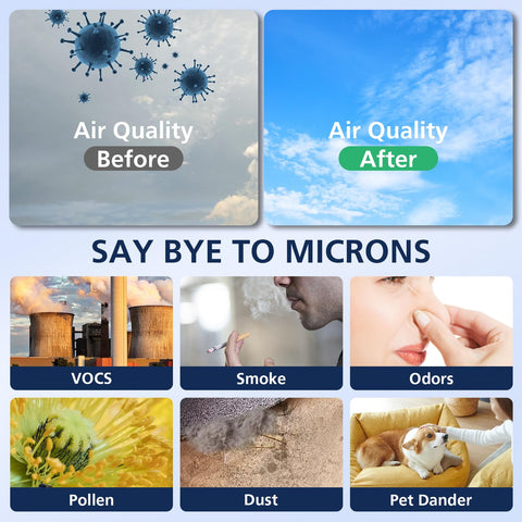 Cabiclean HPA300 filtration path reducing particles and odors