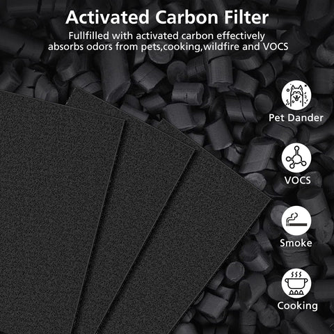 Cabiclean HPA300 premium materials close-up of non-woven fabric and carbon