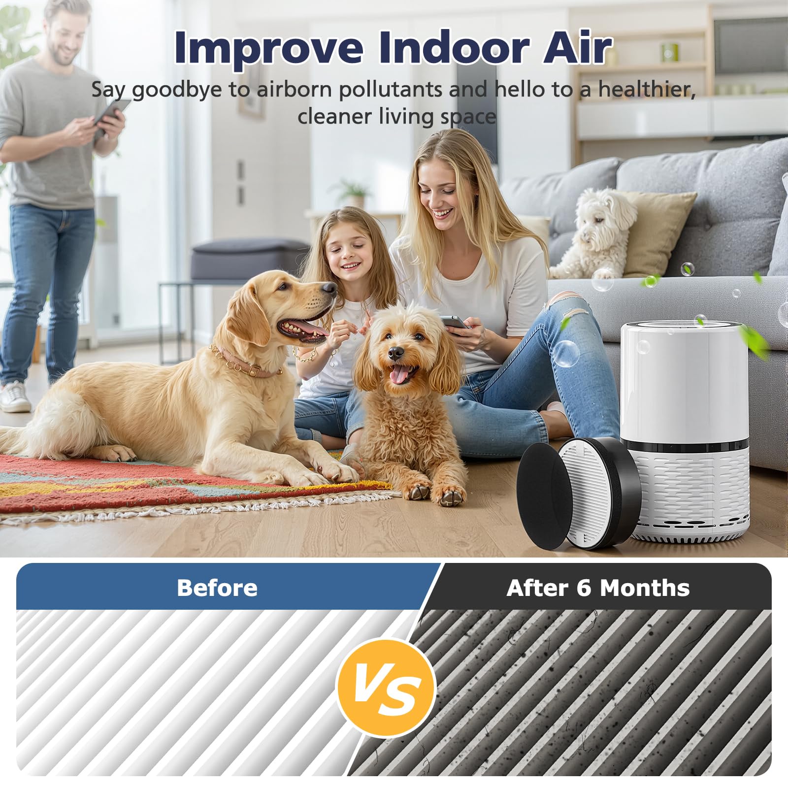 Durable materials indicate reliable performance and extended filter life.