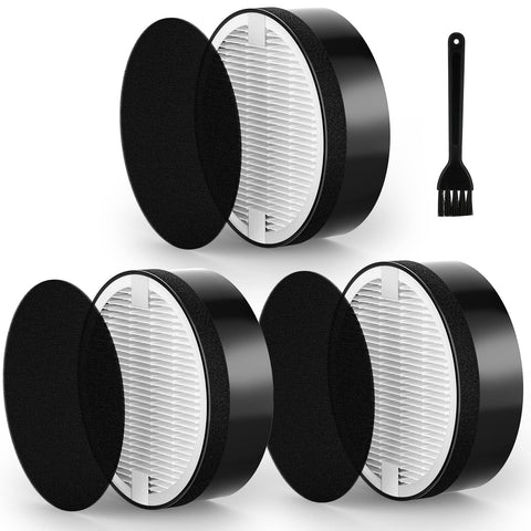 Cabiclean LV-H-132 replacement filter three-pack front view for easy maintenance