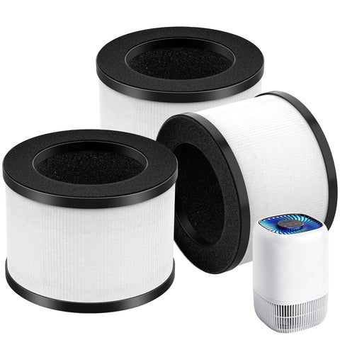 Cabiclean TZ-K1 3-pack filter ready for quick replacement in compatible purifiers.