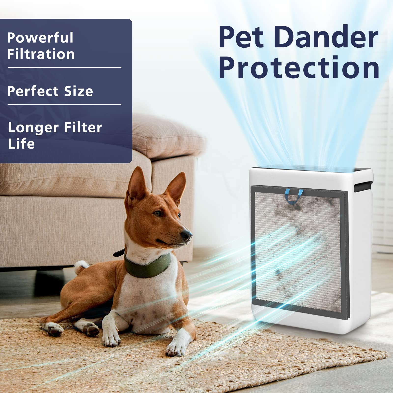 Cabiclean Vital 200S-P energy-efficient filter reduces resistance.