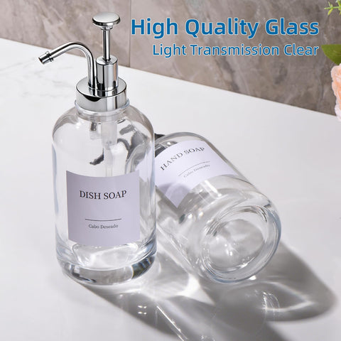 Cabo Deseado set on counter offers a polished daily routine.