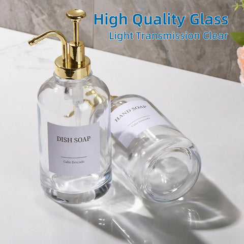 Cabo Deseado dish soap label for efficient sink labeling.