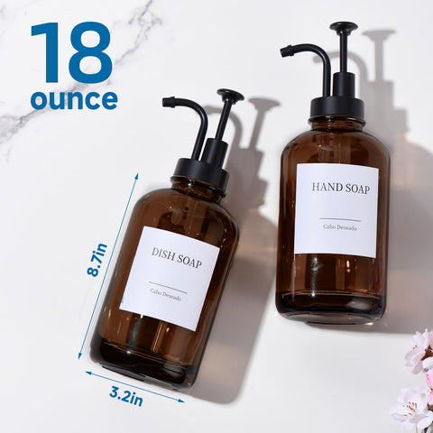 Cabo Deseado hand soap dispenser close-up for easy bathroom use