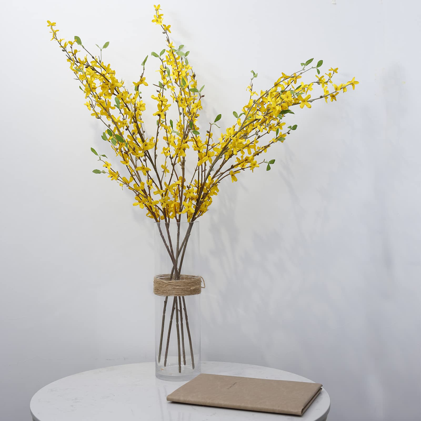 cacise forsythia branches stay vibrant without watering, perfect low-maintenance decor