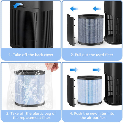 Caehomly MJ002H easy-installation guide image for quick replacements.