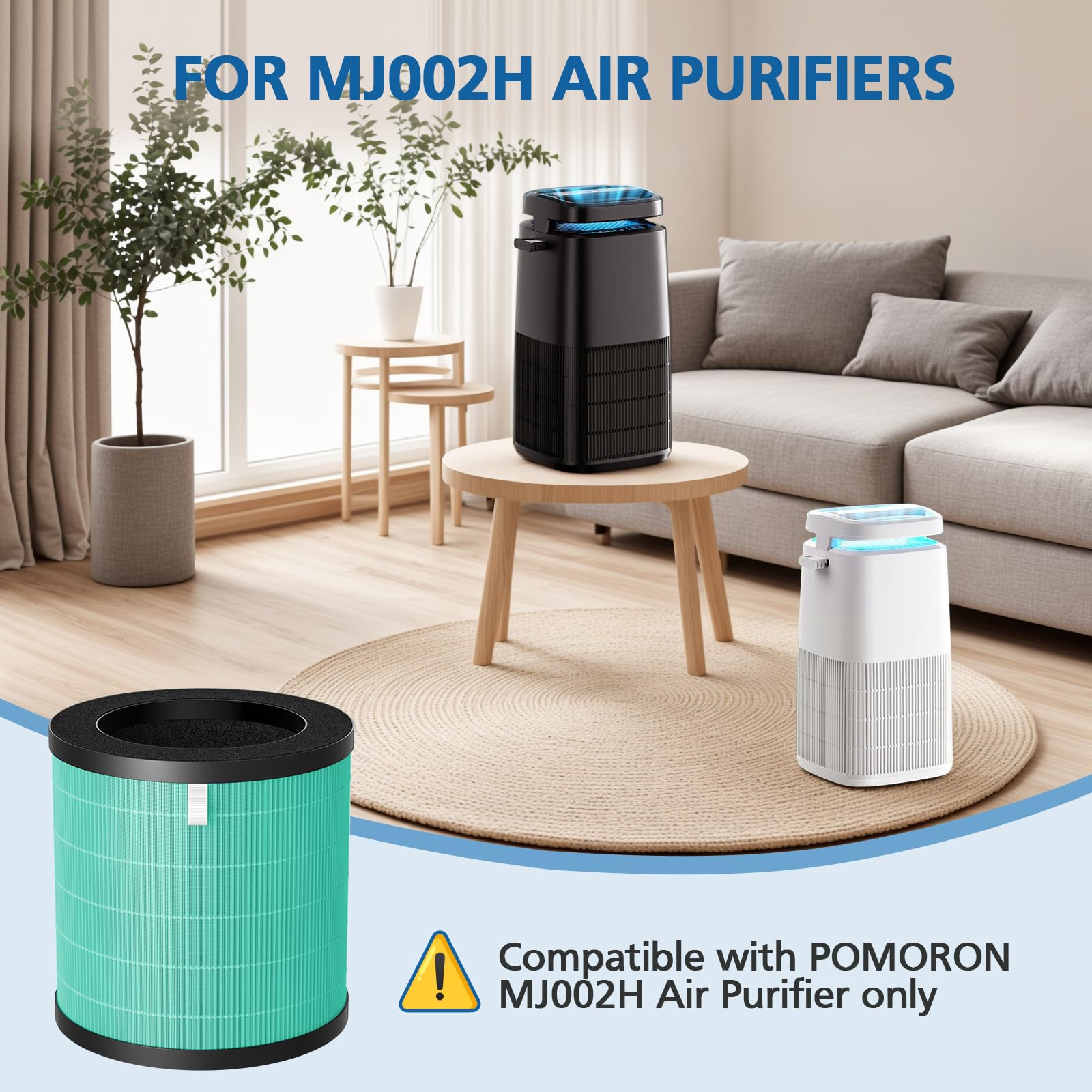 Caehomly MJ002H odor reduction in pet-friendly living spaces.