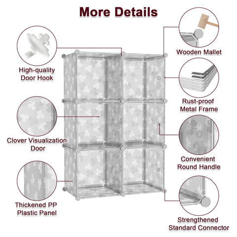 C&AHOME Clover-embossed design adds a modern touch to any room.