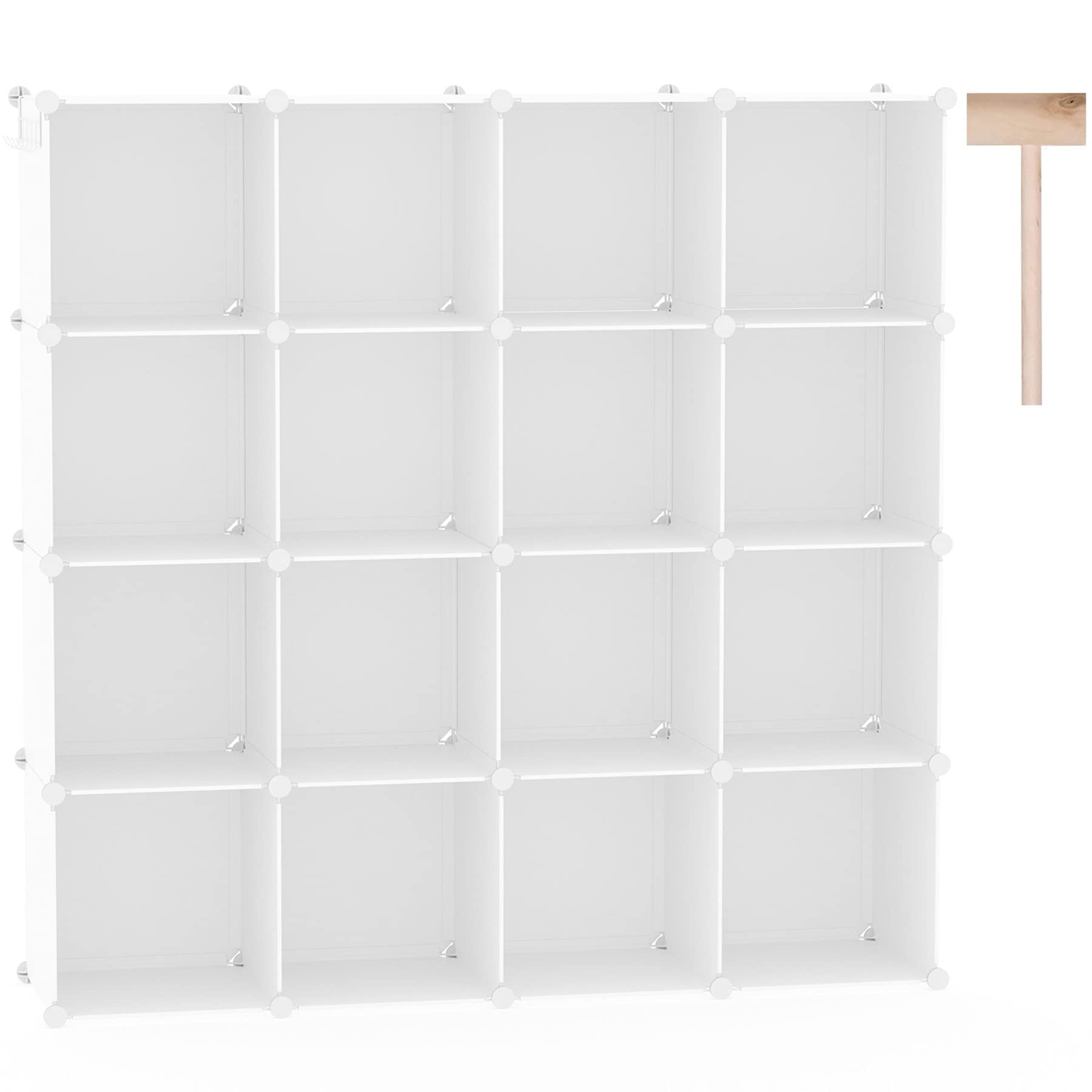 C&AHOME cube storage assembly demonstrates a sturdy modular setup for flexible spaces