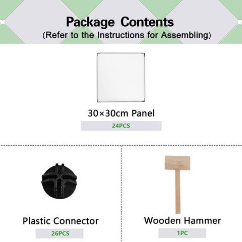 C&AHOME cube storage organizer dimensions and footprint