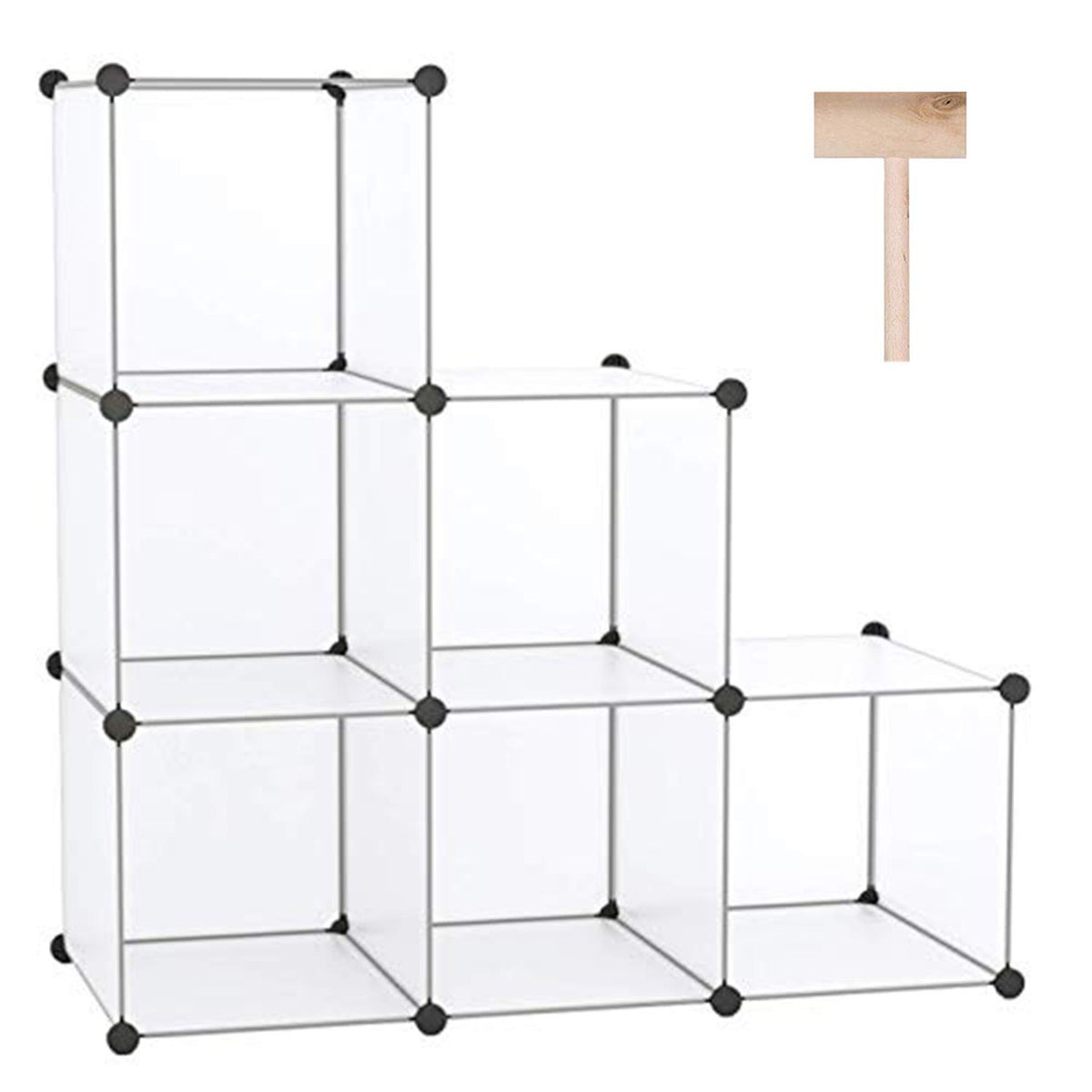 C&AHOME cube storage organizer front view for versatile organization