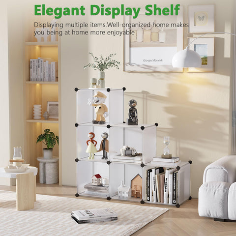 C&AHOME cube storage organizer side view highlighting modular stability