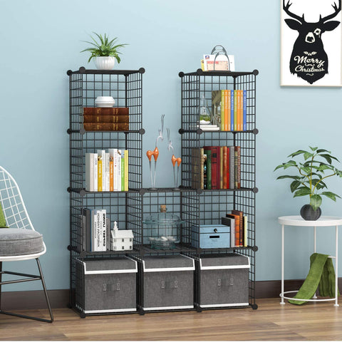 C&AHOME assembly guide image shows easy modular setup for flexible room layouts.