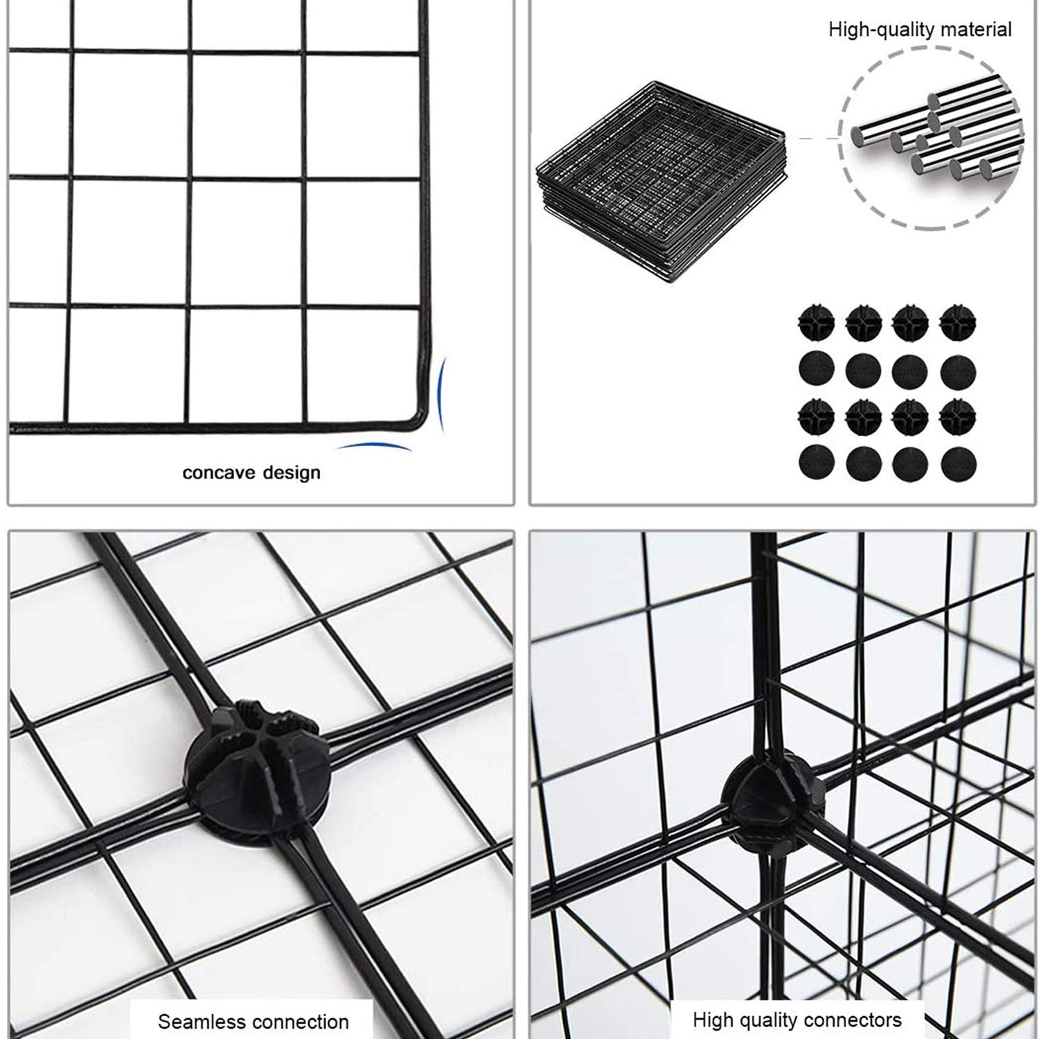C&AHOME with-bin arrangement demonstrates versatile storage for bins, toys, and accessories.