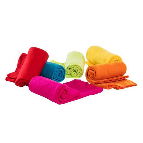 CAI TENG fleece throw blanket, bright green, perfect for kids' snuggle time