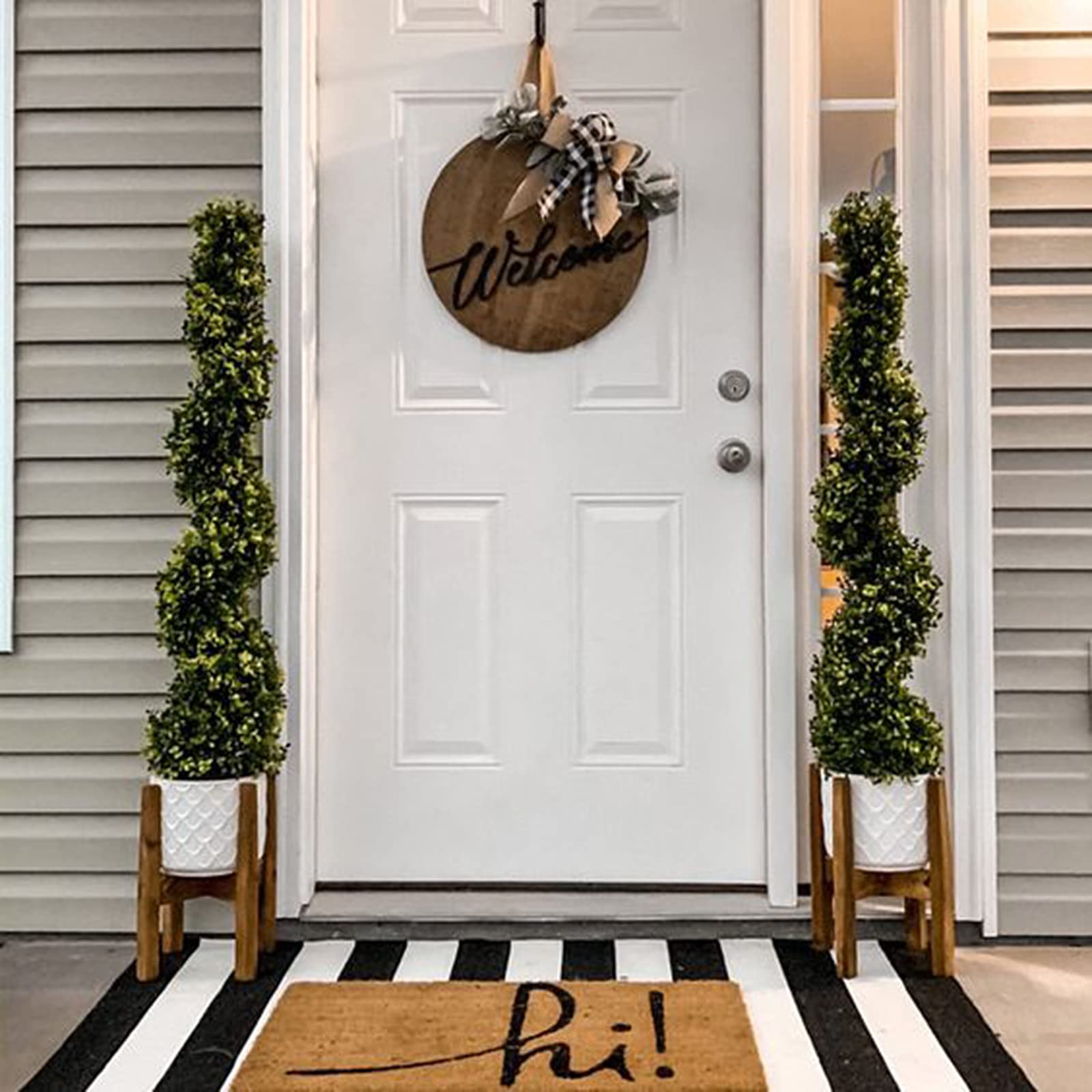 CAINANEL 3x5 feet striped rug suitable for porches.