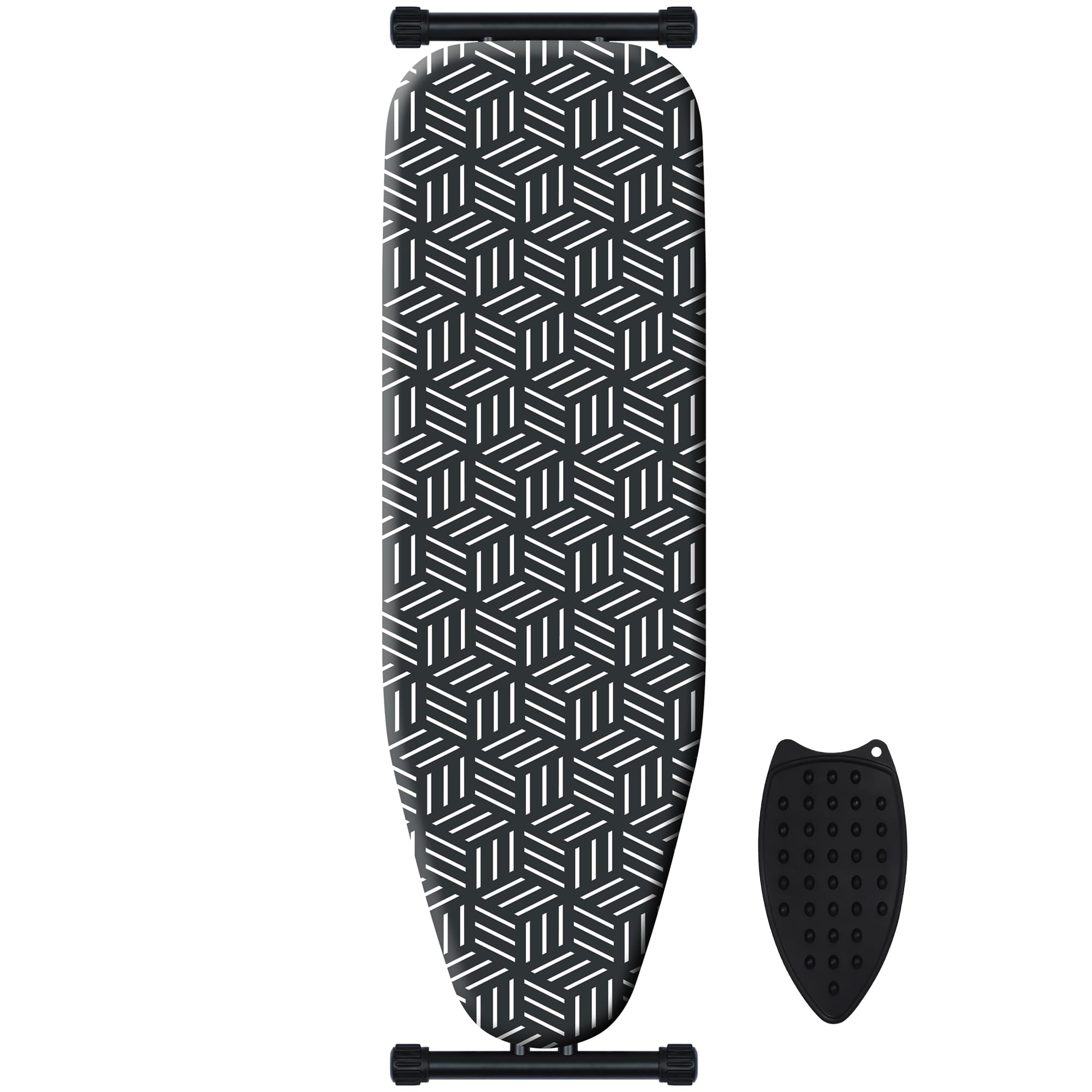 Caius ironing board compact fold for easy storage in tight spaces.