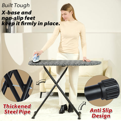 Caius ironing board cover displays ultra-thick cotton padding