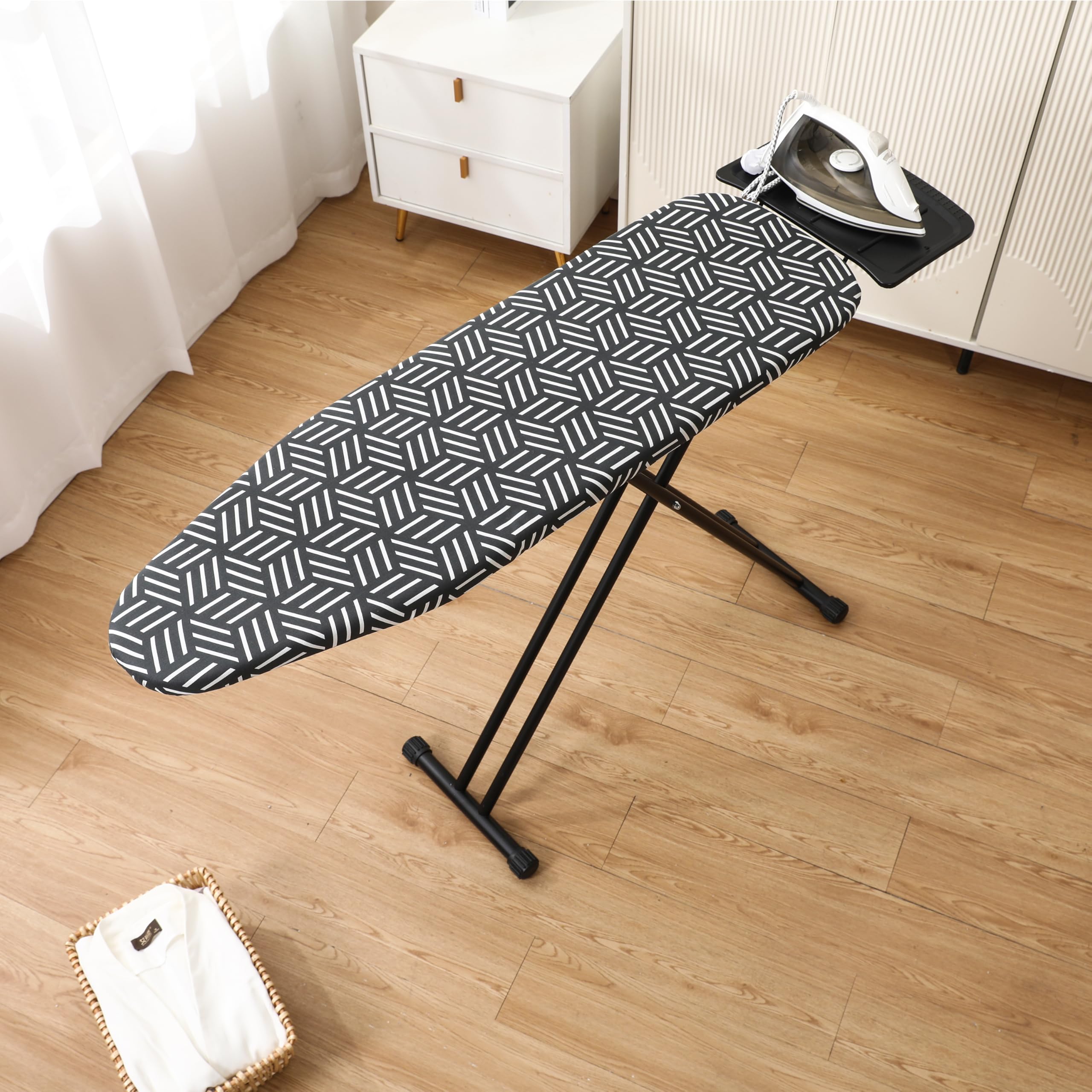 Caius ironing board seven-height adjustments for customized comfort