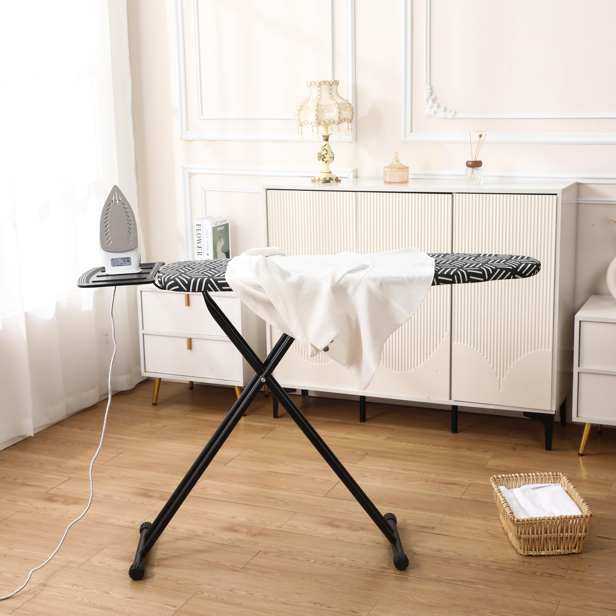 Caius iron rest keeps your iron within easy reach