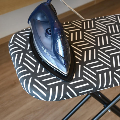 Caius ironing board weighs 8.3 pounds for easy transport.