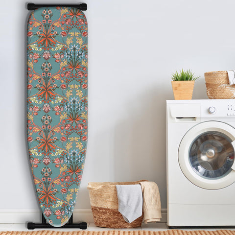 caius secure-fit-elastic-hooks demonstrating cover staying put during ironing