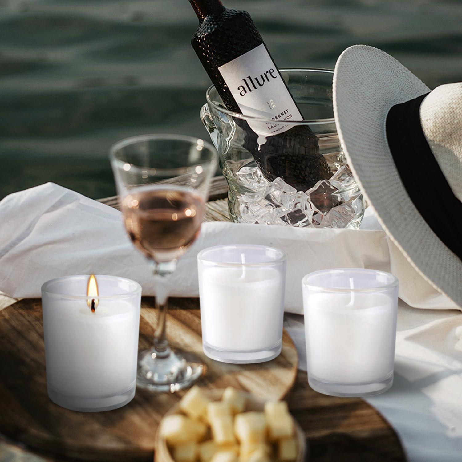 CAKETYCG votives provide a 15-20 hour burn for extended ceremonies or evenings.