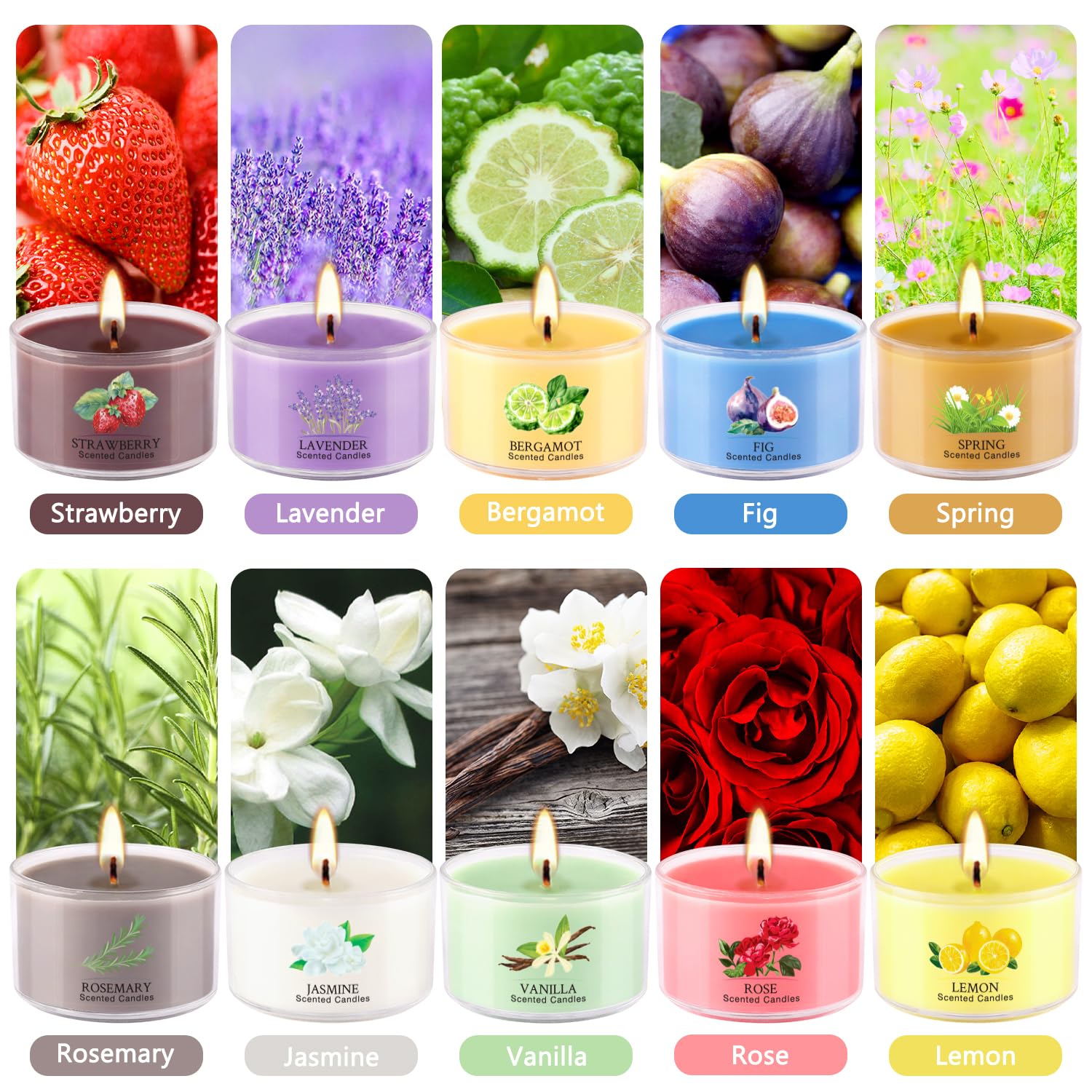 CAKETYCG 35g soy candle in decorative cup for compact desk décor