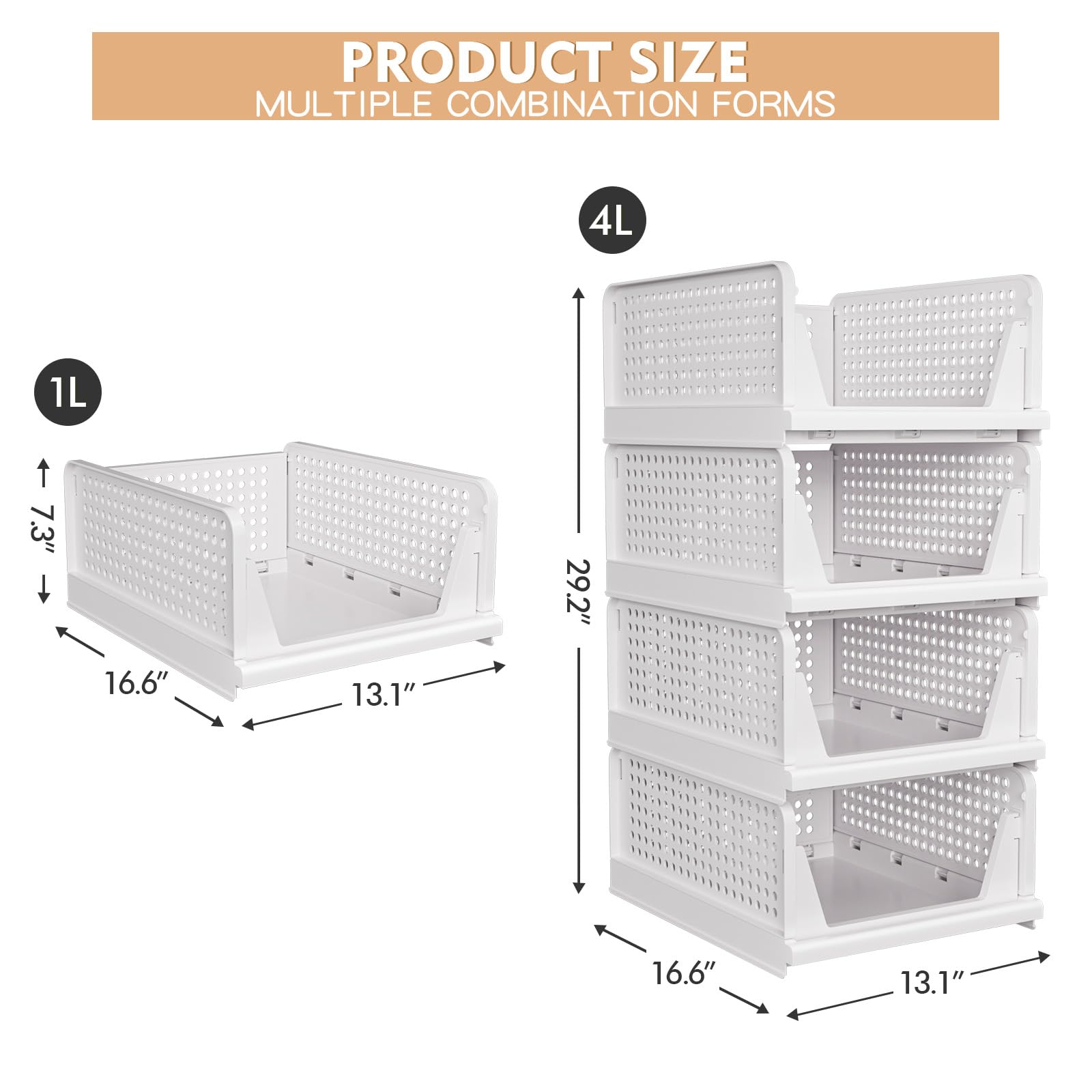 caktraie foldable storage bin assembly-step demonstrates quick setup and space efficiency