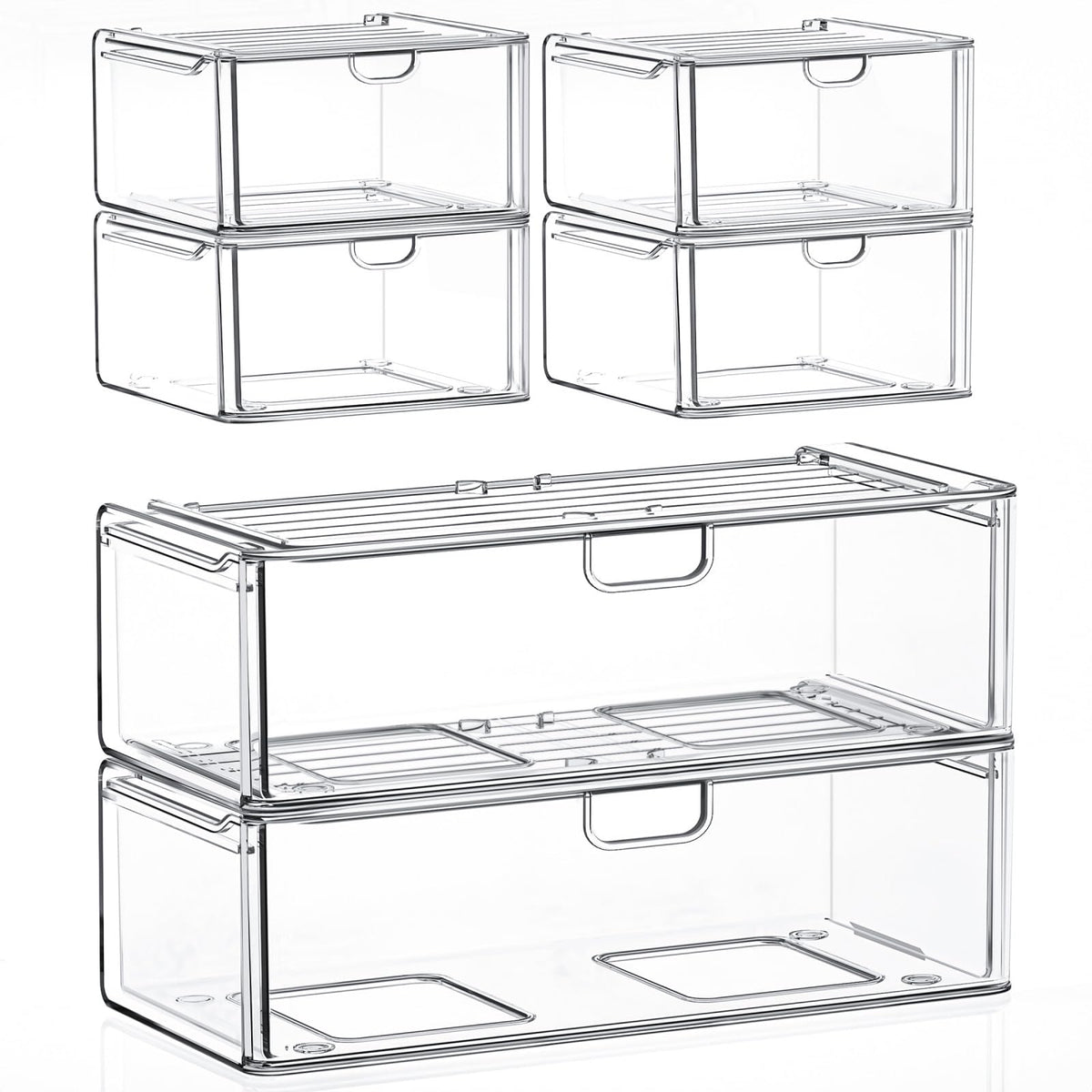 caktraie large drawer 13w 4.5h stores cosmetics neatly at vanity