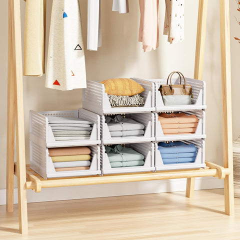caktraie space-saving wardrobe drawers help declutter rooms with neutral white tone