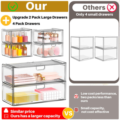 caktraie versatile organizer for vanity bathroom or pantry