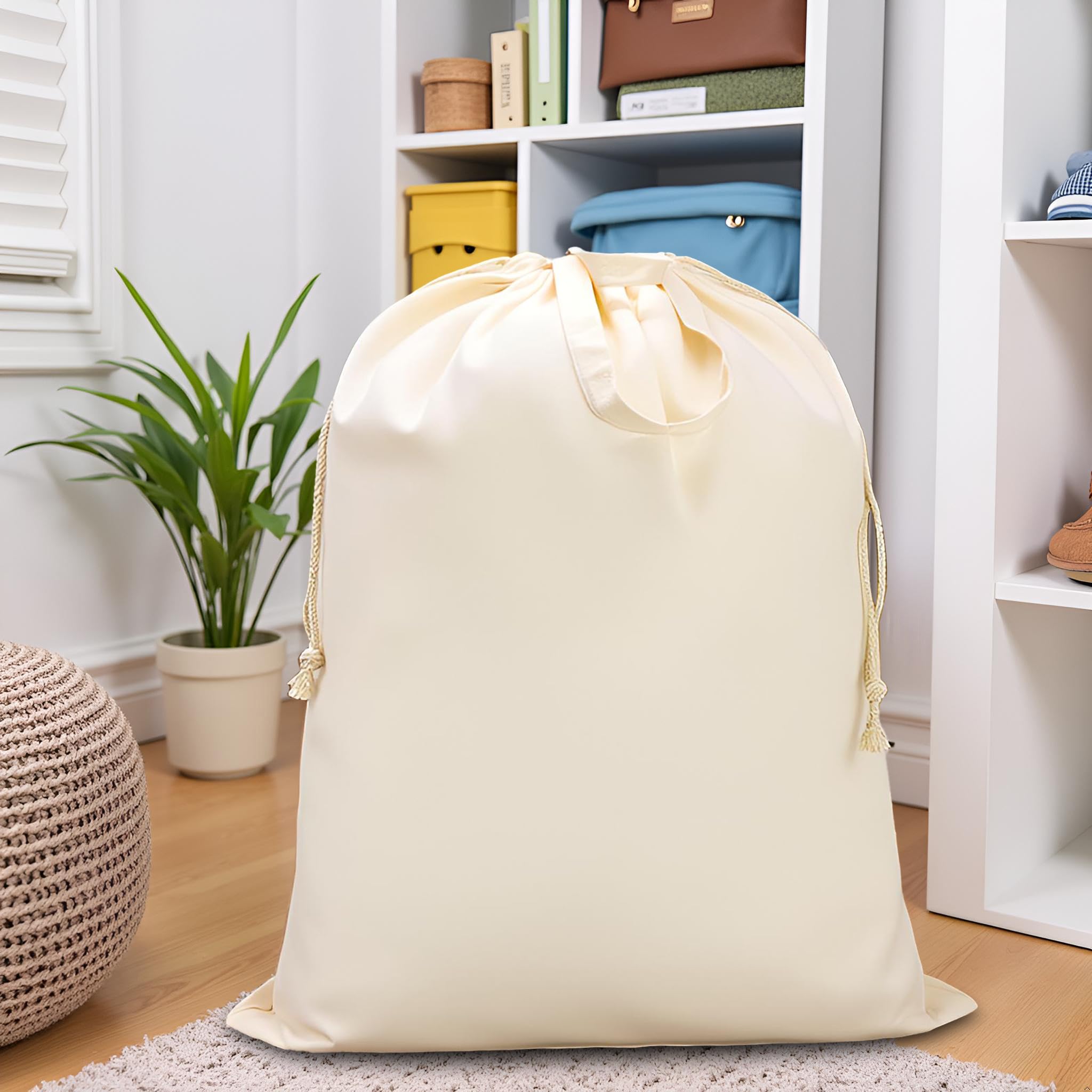 CALACH canvas laundry bag dorm or hotel laundry solution.