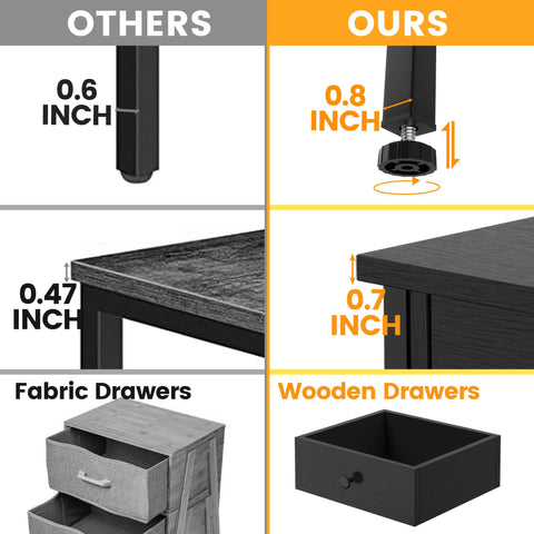 CALERTAIN nightstands assembly video and instructions for easy setup.