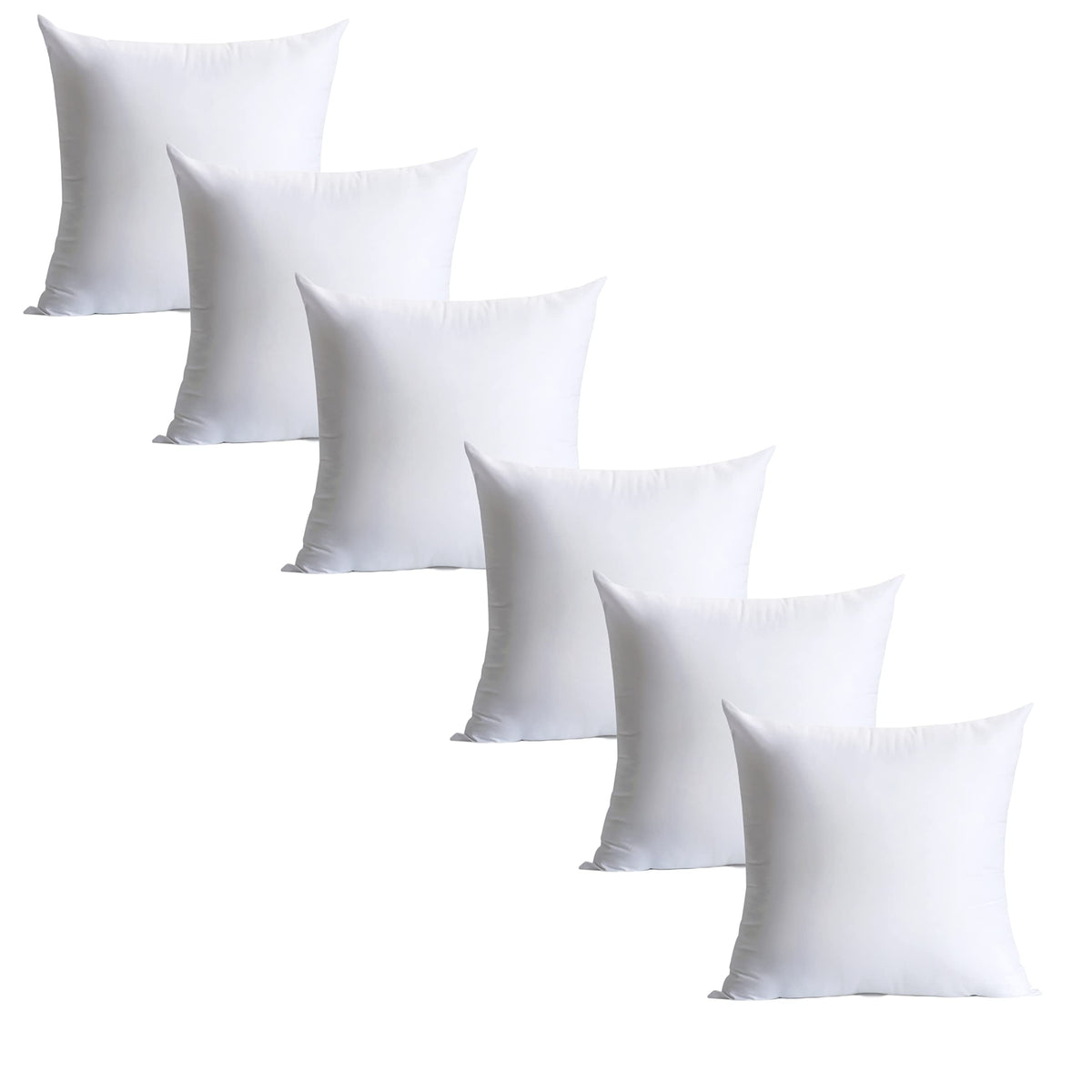 Calibrate Timing 18x18 pillow insert resting on couch enhances decorative versatility and comfort.