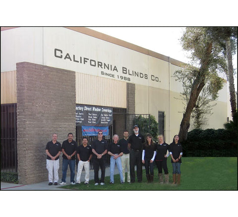 California Blinds Co 10-slats package ready for quick room renewal