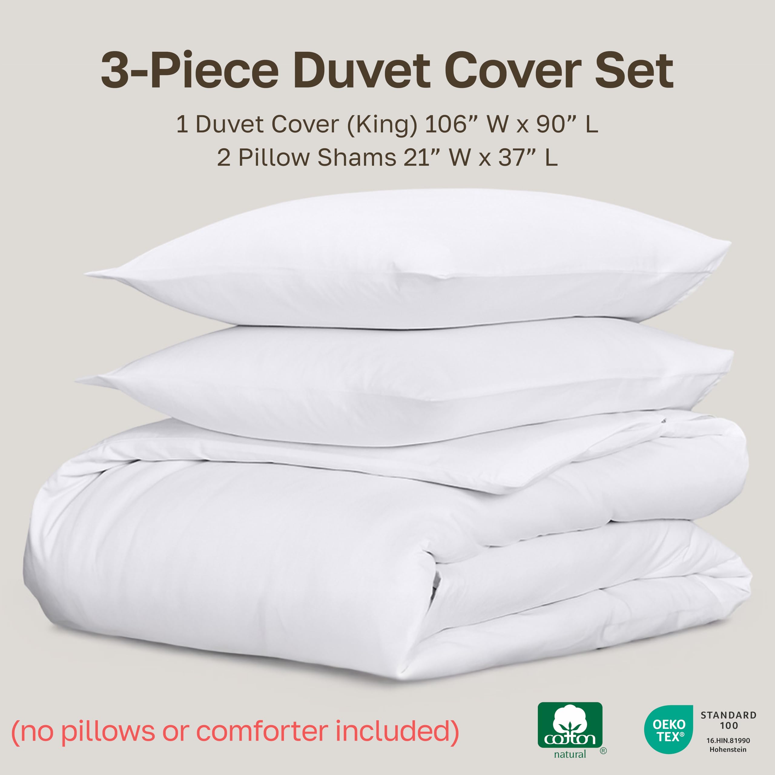 California Design Den pillow shams included for a coordinated look on king bed.