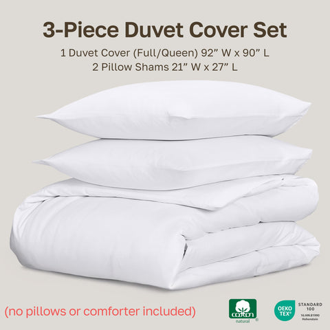 California Design Den 400-thread-count cotton sateen fabric feels plush and breathable.