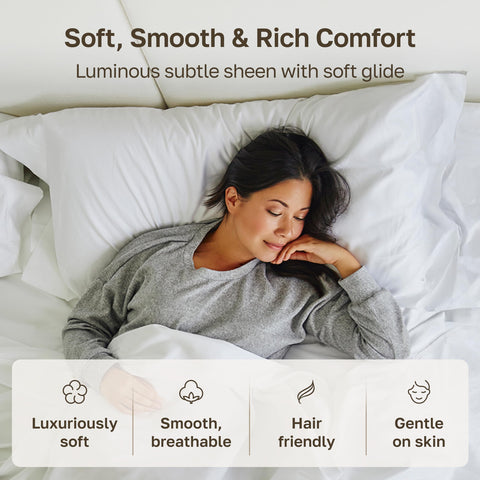 California Design Den 4-inch hem—classic finish complements matched sheet sets
