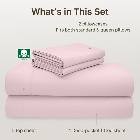 California Design Den 600-thread-count weave close-up reveals silky, breathable look.