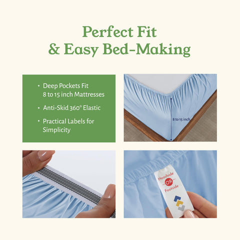 Breathable organic cotton sheet close-up highlighting airy weave.
