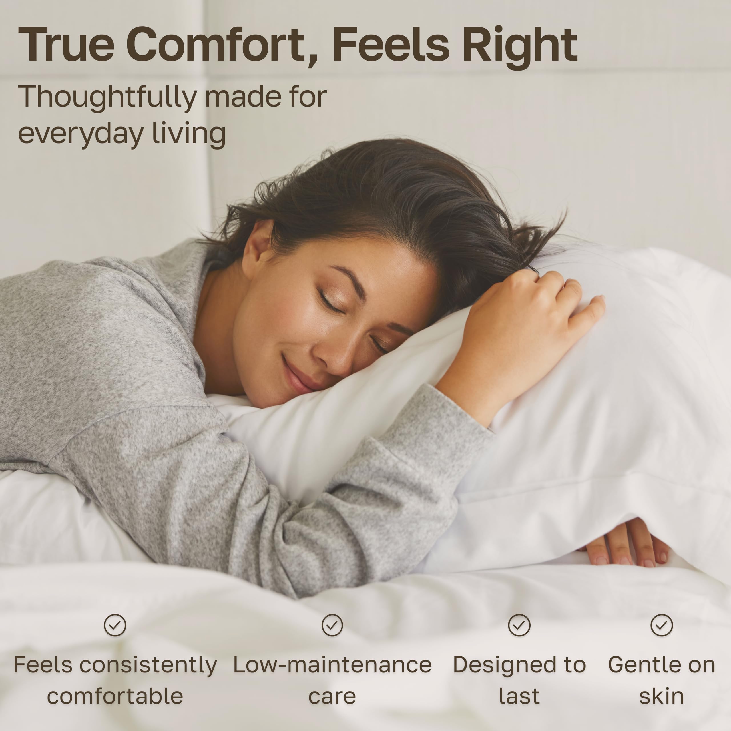 California Design Den sheets resist pilling and fading for lasting color and comfort.