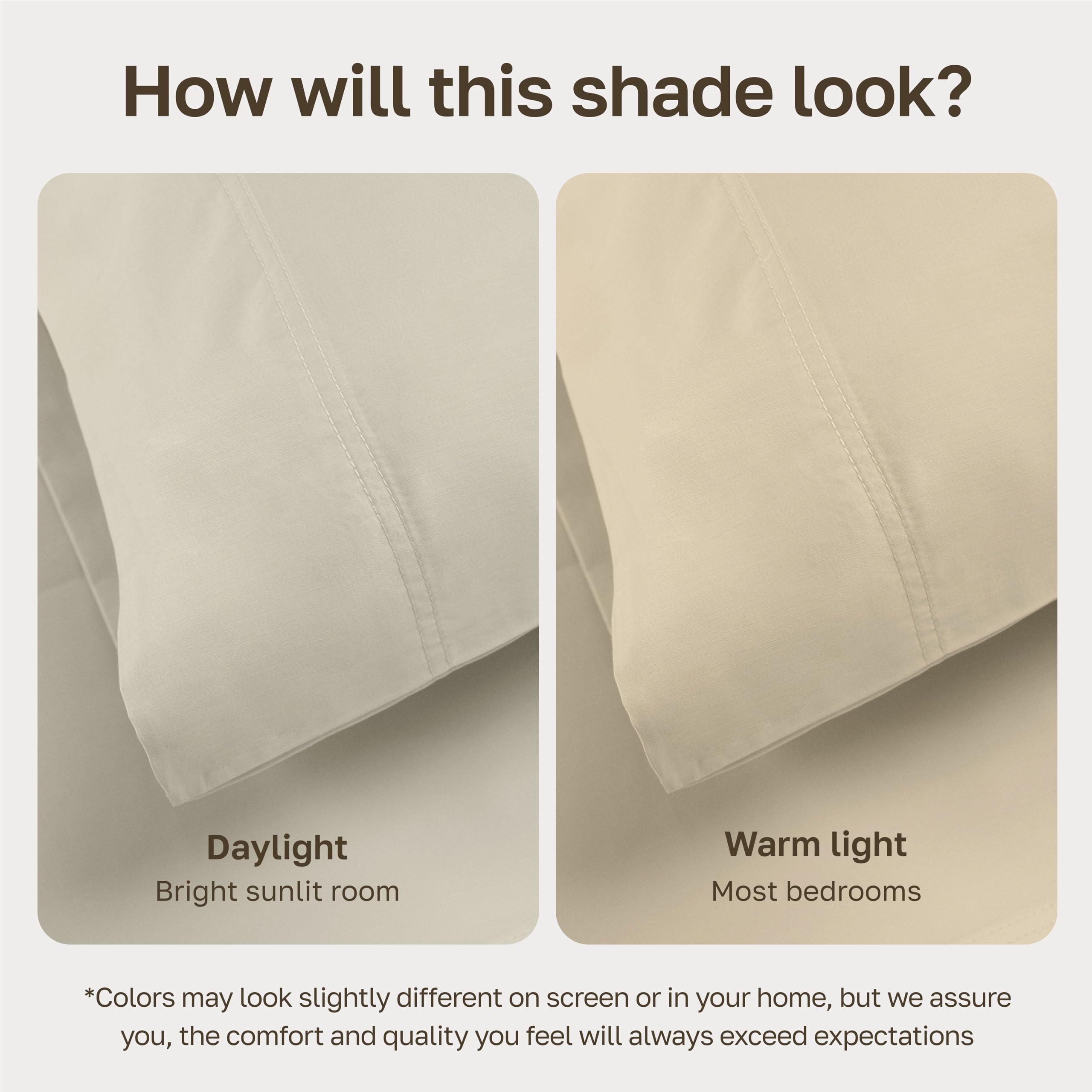 California Design Den cream warm ivory shade adds warmth to bedroom decor