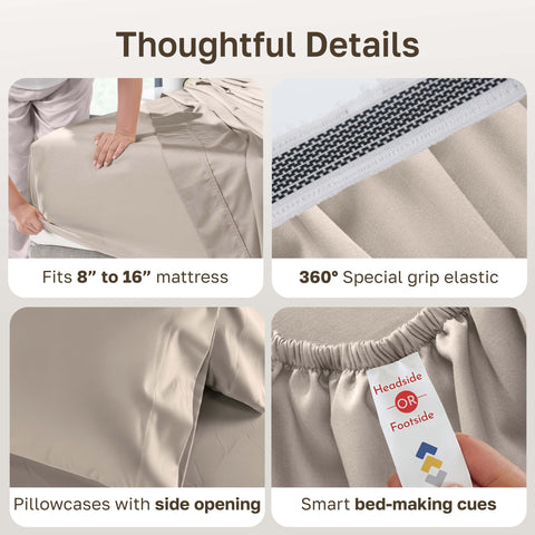 California Design Den crisp sateen finish adds subtle sheen