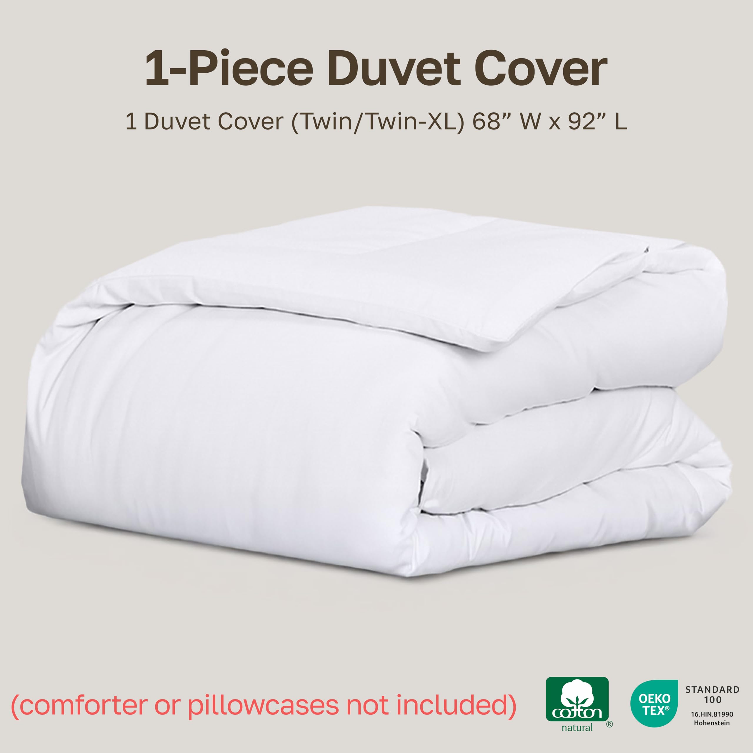 California Design Den crisp white bed display with elegant sheen and minimal wrinkles.